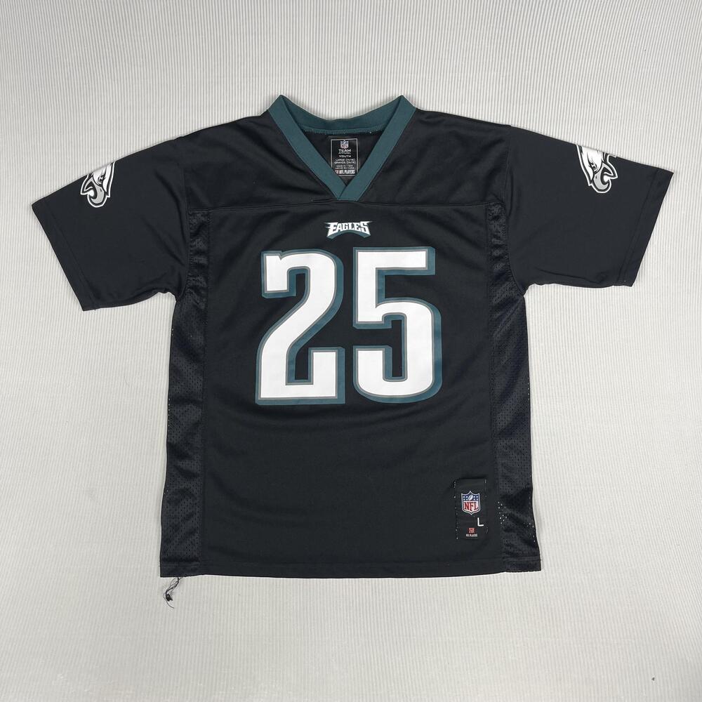 Philadelphia Eagles Jersey Boys Large Black NFL Football McCoy 25 Team Apparel